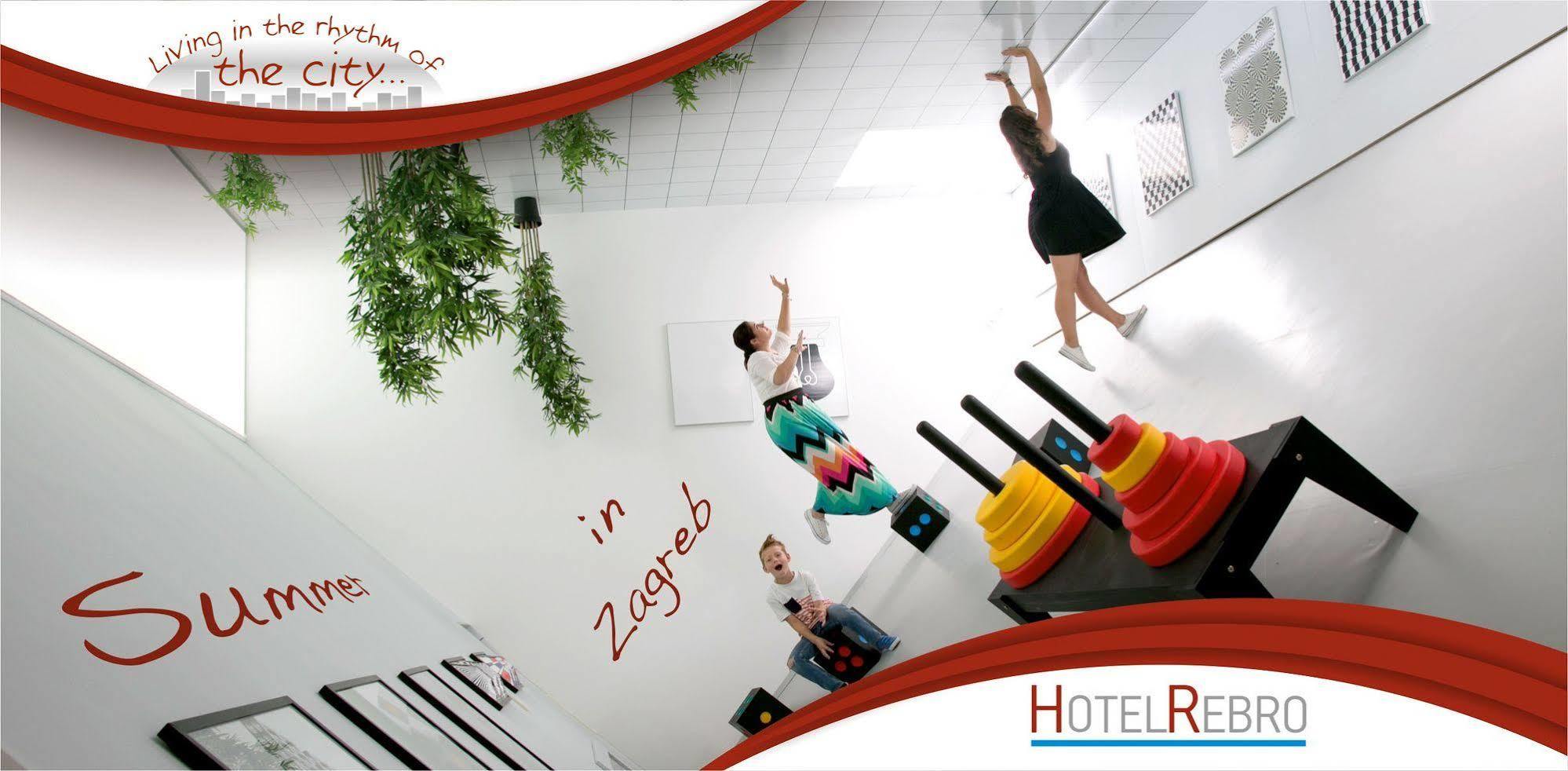 Hotel Rebro Zagreb Exterior foto